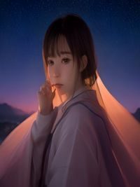 动漫网2026秋季机甲科幻新番封面，巨型机器人在夜城背景下的震撼造型